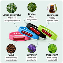 Load image into Gallery viewer, Mosqifree™ – Natural Repellent Wristbands
